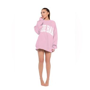 The Bar blush sweatshirt